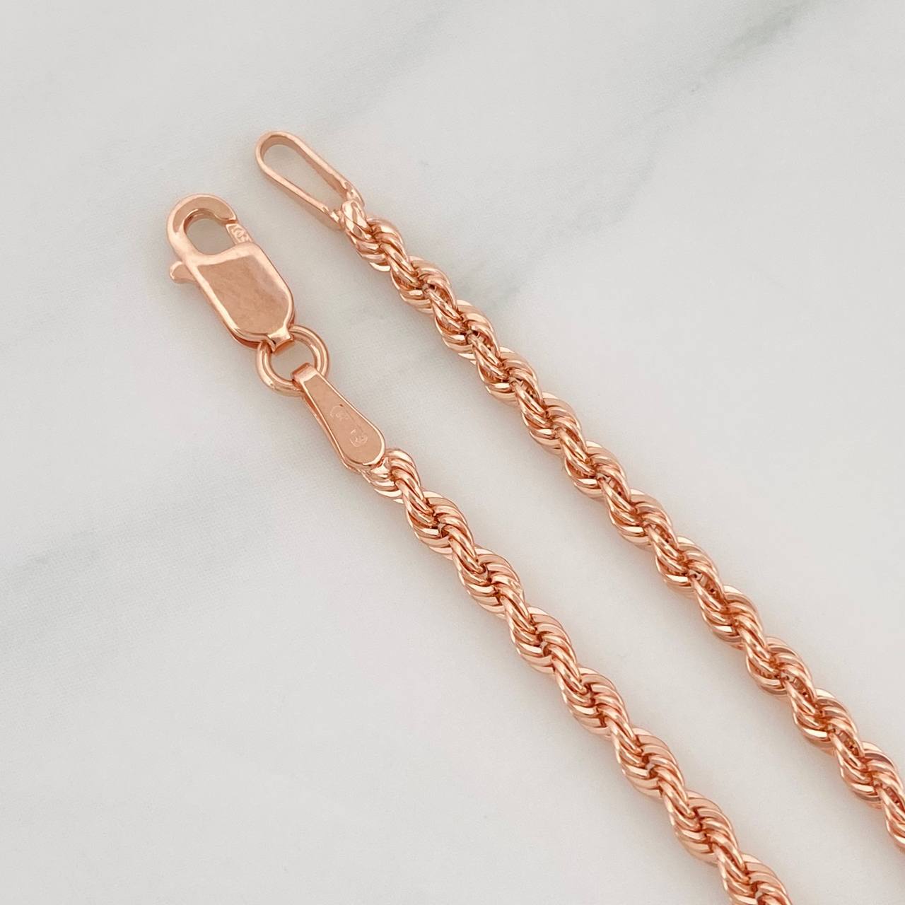 Pulso Lazo 1.55g / 7 1/2 in / 1.2mm Oro Rosa 18K
