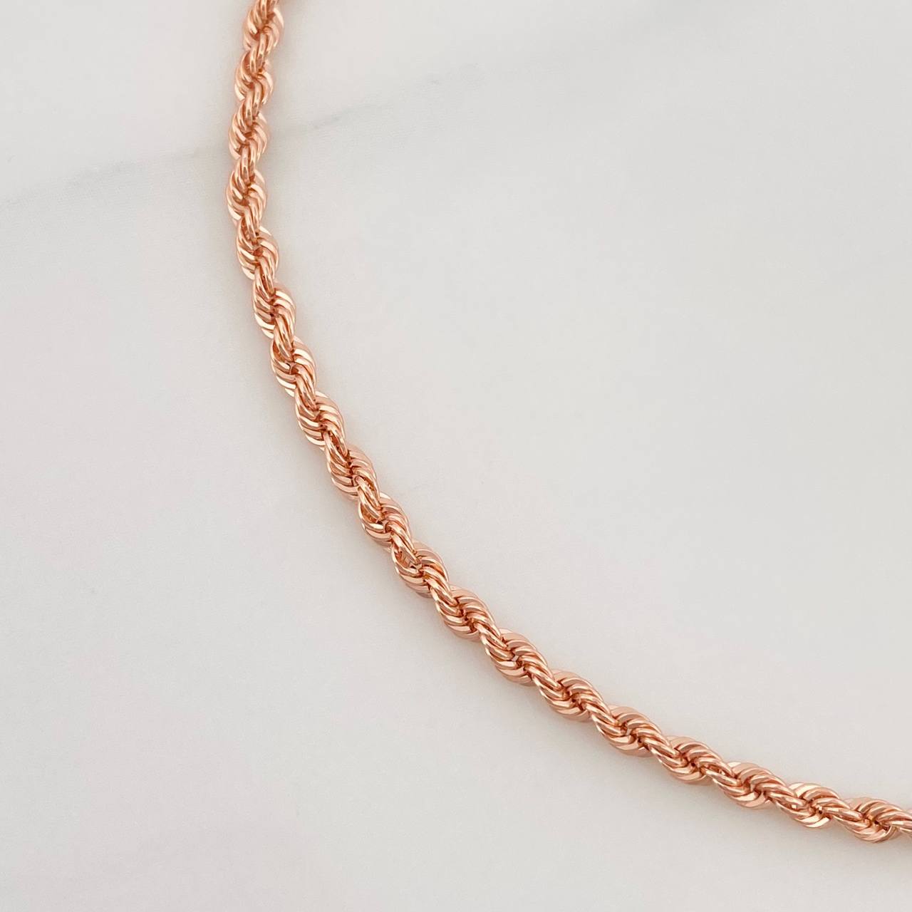 Pulso Lazo 1.55g / 7 1/2 in / 1.2mm Oro Rosa 18K