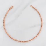Pulso Lazo 1.55g / 7 1/2 in / 1.2mm Oro Rosa 18K