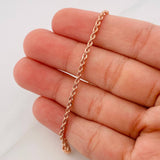 Pulso Lazo 1.55g / 7 1/2 in / 1.2mm Oro Rosa 18K