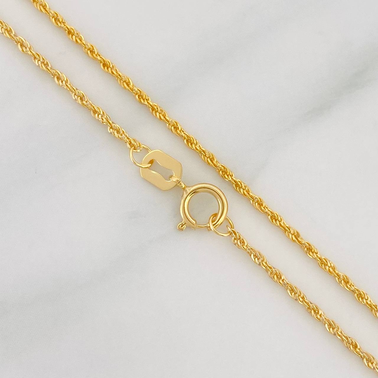 Cadena Lazo 1.1g / 24 in / 1.15mm Oro Amarillo 18K