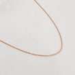 Cadena Veneciana 1.3g / 20 in / 0.6mm Oro Rosa 18K