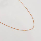 Cadena Veneciana 1g / 20 in / 1.35mm Oro Rosa 18K