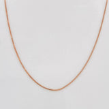 Cadena Veneciana 1.05g / 20 in / 1.35mm Oro Rosa 18K