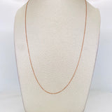 Cadena Veneciana 1g / 20 in / 1.35mm Oro Rosa 18K