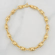 Pulso Rustico Burbuja 4.6g / 7 1/2 in / 4.6mm Oro Amarillo 18K