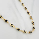 Cadena Rustica Barril 13.7g / 26 in / 4.2mm Oro Amarillo 18K