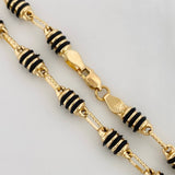 Cadena Rustica Barril 13.7g / 26 in / 4.2mm Oro Amarillo 18K