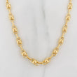Cadena Rustica Burbuja 14.85g / 24 in / 4.6mm Oro Amarillo 18K