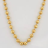 Cadena Militar Diamantada 24.65g / 28 in / 4mm Oro Amarillo 18K