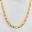 Cadena Figaro 9.05g / 24 in / 3.37mm Oro Amarillo 18K