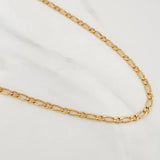 Cadena Figaro 5.95g / 26 in / 3.18mm Oro Amarillo 18K