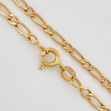 Cadena Figaro 5.95g / 26 in / 3.18mm Oro Amarillo 18K
