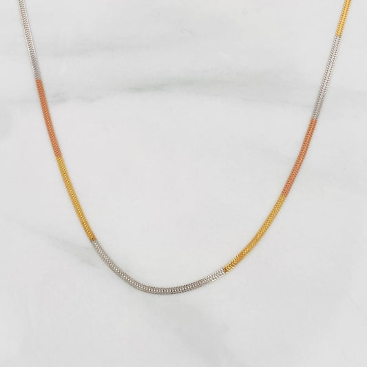 Cadena Sedusa 1.7g / 18 in / 1.58mm Tres Oros 18K