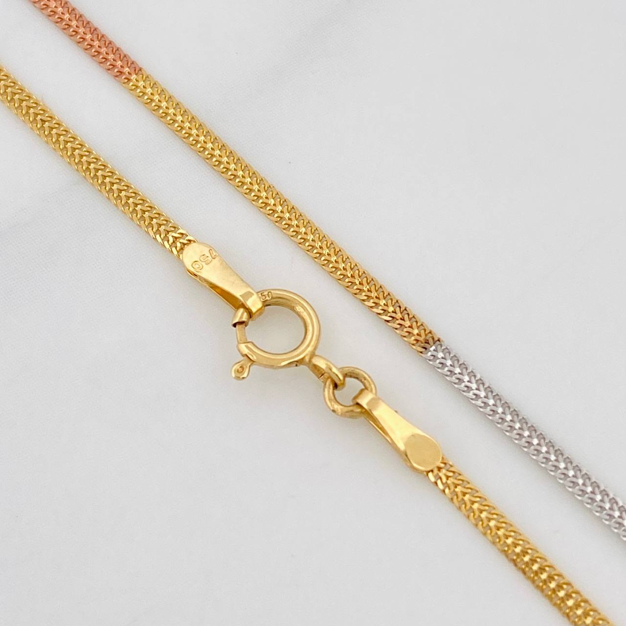 Sedusa Chain 1.7g / 18 in / 1.58mm Three Golds 18K