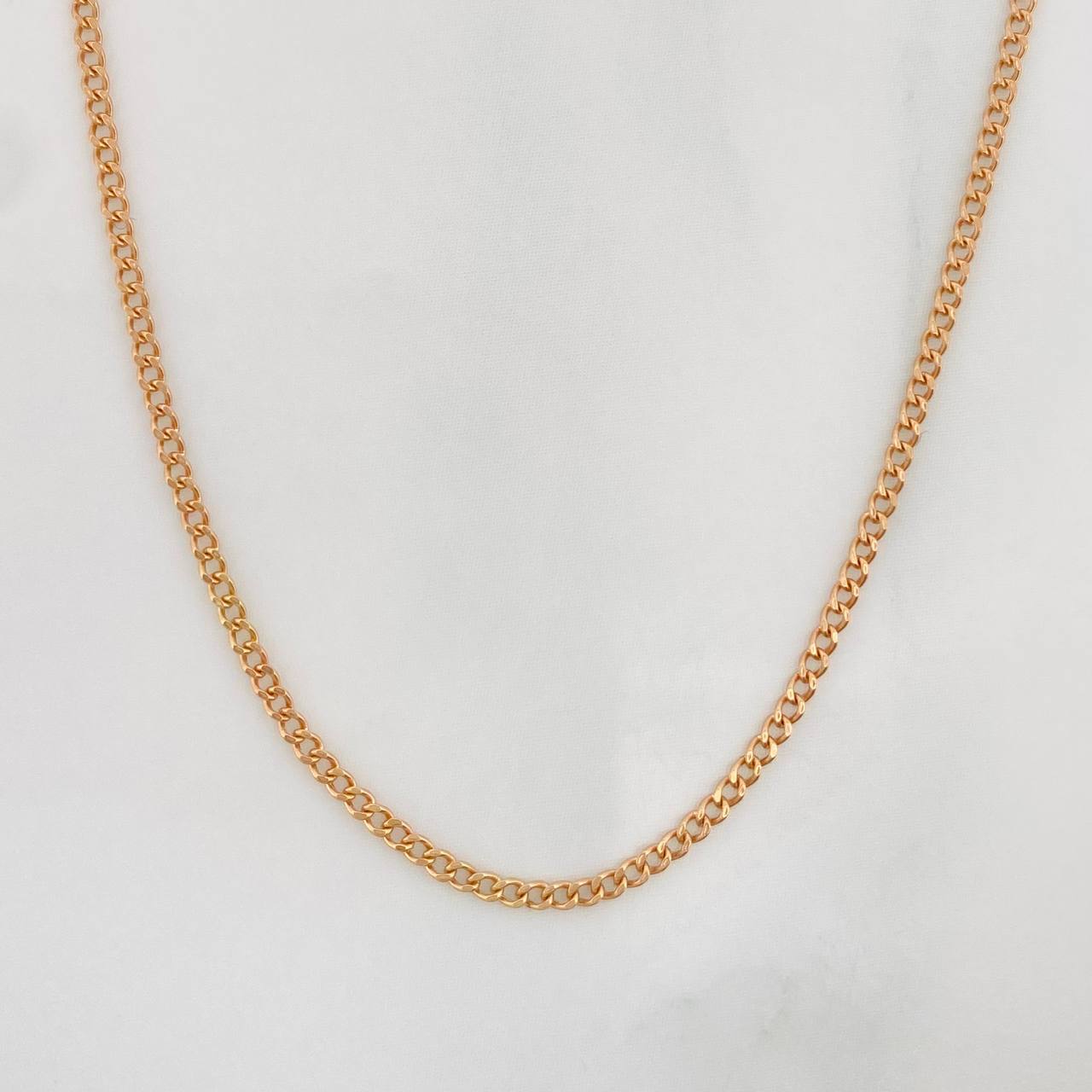 Cadena Aro Seguido 1.45g / 24 in / 1.17mm Oro Rosa 18K
