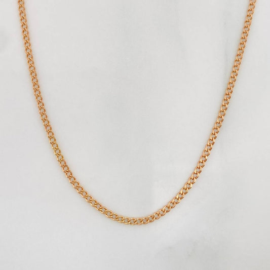 Cadena Aro Seguido 1.45g / 24 in / 1.17mm Oro Rosa 18K