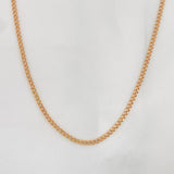 Cadena Aro Seguido 1.45g / 24 in / 1.17mm Oro Rosa 18K
