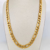 Figaro Chain 38.3g / 28 in / 8.14mm Yellow Gold 18K