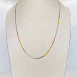 Sedusa Chain 1.7g / 18 in / 1.58mm Three Golds 18K