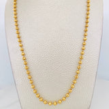 Cadena Militar Diamantada 24.65g / 28 in / 4mm Oro Amarillo 18K