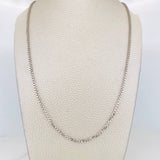 Venetian Chain 20.65g / 28 in / 2.2mm White Gold 18K
