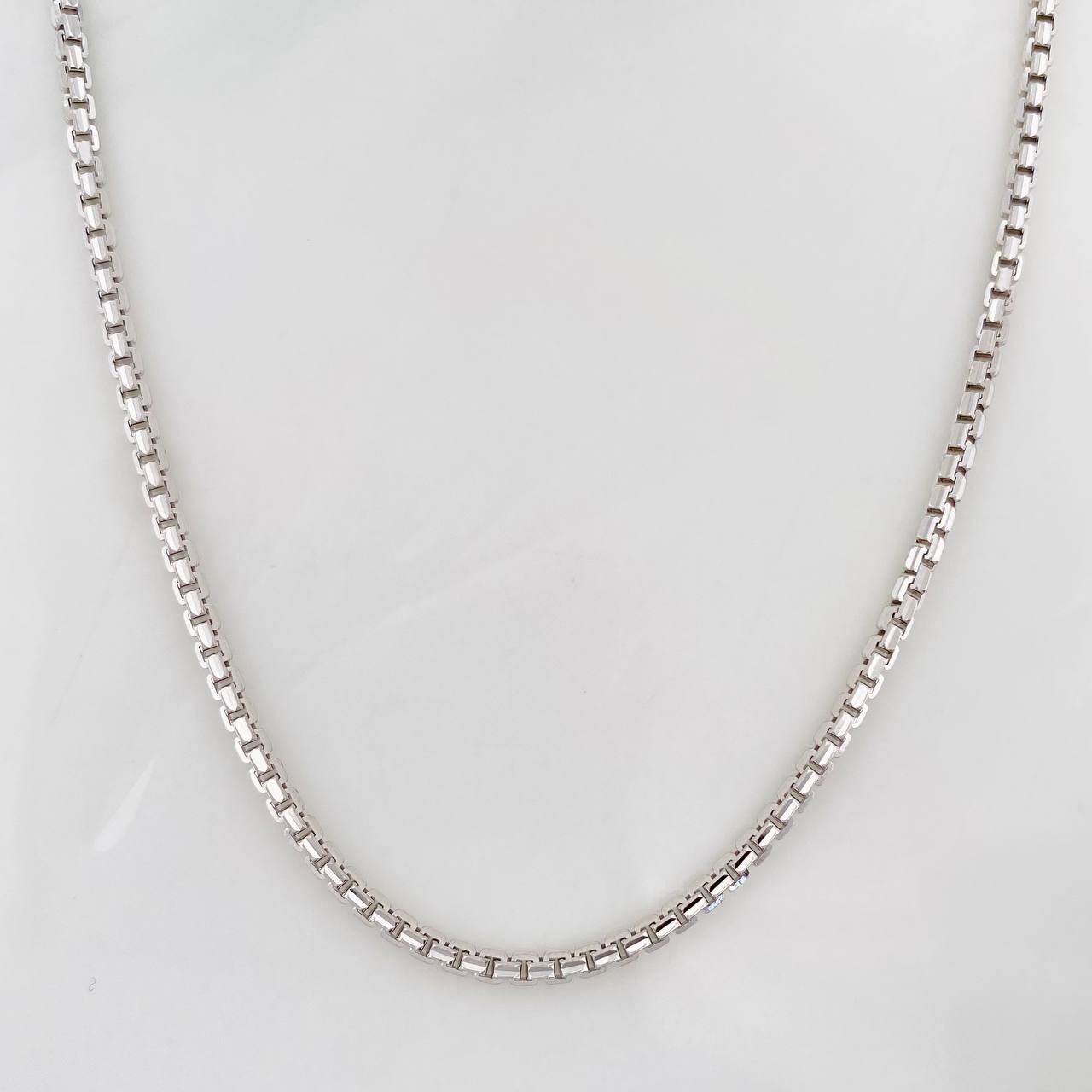 Venetian Chain 20.65g / 28 in / 2.2mm White Gold 18K