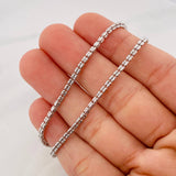Cadena Ice 12.4g / 24 in / 2.52mm Oro Blanco 18K