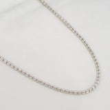 Cadena Ice 12.4g / 24 in / 2.52mm Oro Blanco 18K