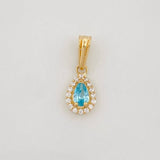 Dije Halo Gota 0.7g / 1/2 in Oro Amarillo 18K