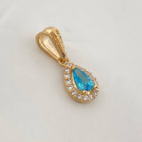 Dije Halo Gota 0.7g / 1/2 in Oro Amarillo 18K