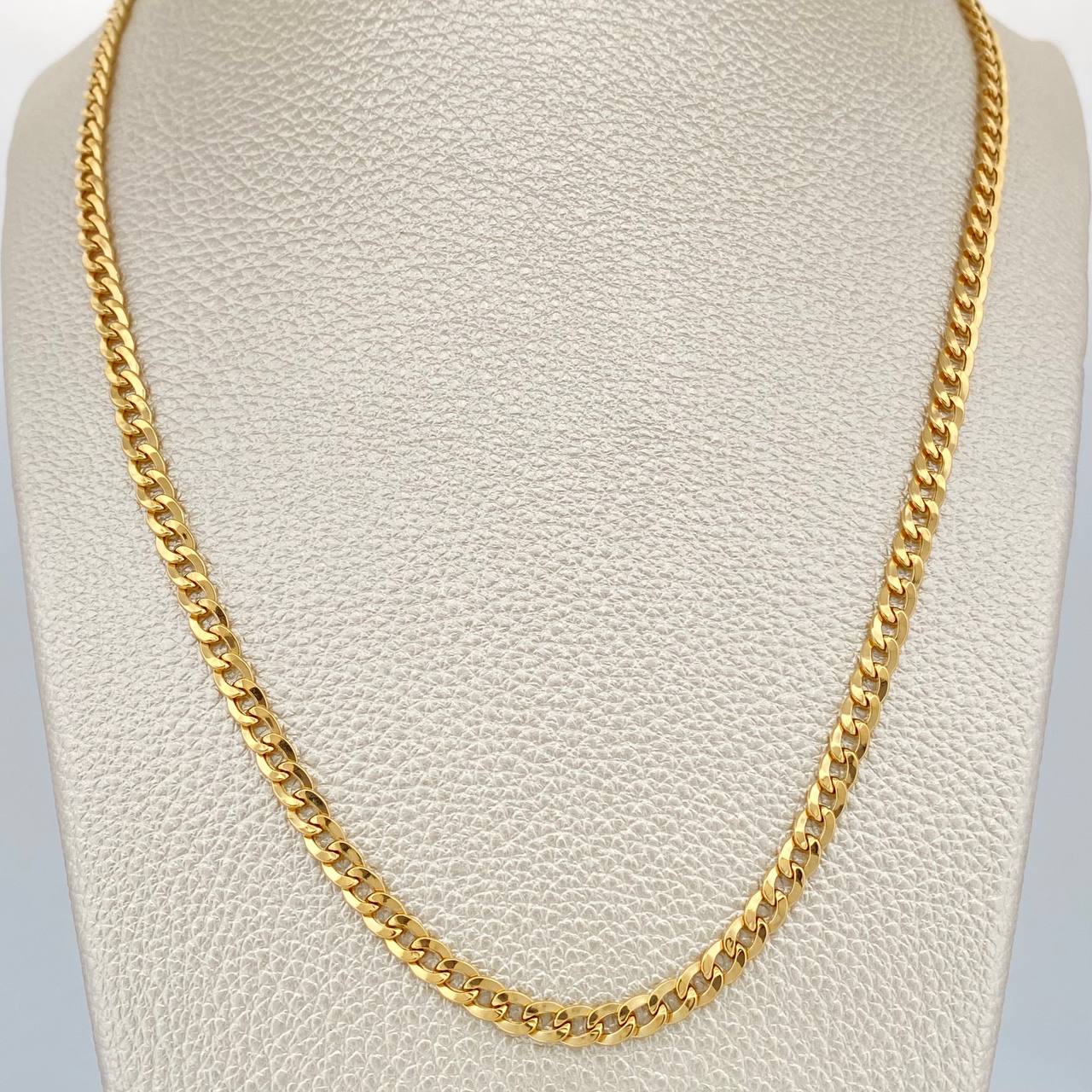 Cadena Cubana 7.35gr / 24 in / 4.03mm Oro Amarillo +1 18K %