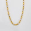 Cadena Escalera Plana 4.2 g / 23 3/4 in / 2.3 mm Dos Oros Amarillo Blanco 18K
