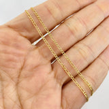 Cadena Figaro 1.2g / 18 in / 1.6mm Oro Amarillo 18K