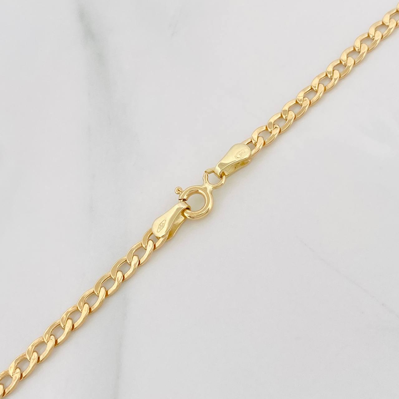 Cadena Cubana 4g / 24 in / 3.1mm Oro Amarillo 18K