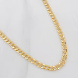 Cadena Cubana 4g / 24 in / 3.1mm Oro Amarillo 18K