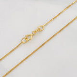 Cadena Veneciana 1.2g / 18 in / 0.7mm Oro Amarillo 18K