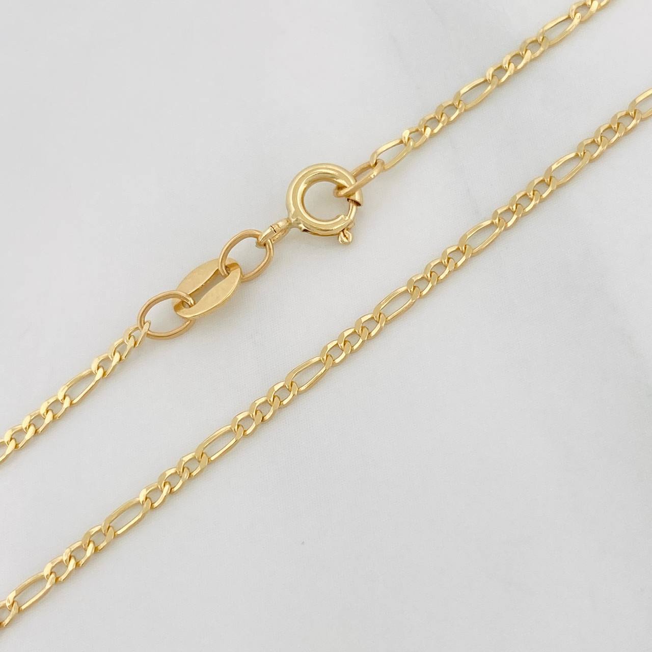 Cadena Figaro 2g / 20 in / 1.9mm Oro Amarillo 18K