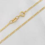 Cadena Figaro 2.05g / 20 in / 1.9mm Oro Amarillo 18K
