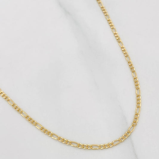 Figaro Chain 2g / 20 in / 1.9mm 18K Yellow Gold