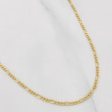 Cadena Figaro 1.35g / 18 in / 1.6mm Oro Amarillo 18K