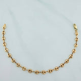 Pulso GC 2.7gr / 7 1/2 in / 4mm Oro Amarillo 18K %