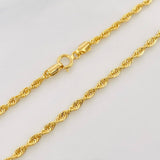 Cadena Lazo 2.55 g / 19 3/4 in / 4 mm Oro Amarillo 18K