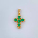 Dije Cruz Barroco 3.25gr / 1 1/4 in / Oro Amarillo 18K %