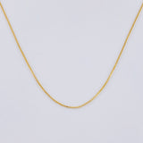 Venetian Chain 1.15g / 20 in / 0.7mm Yellow Gold 18K