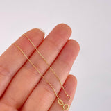 Venetian Chain 1.15g / 20 in / 0.7mm Yellow Gold 18K