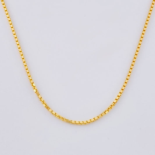 Venetian Chain 3.25g / 18 in / 0.9mm Yellow Gold 18K