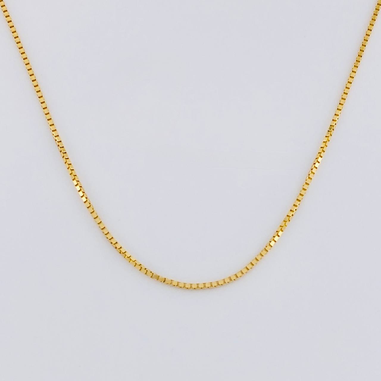 Venetian Chain 2.55g / 20 in / 0.8mm Yellow Gold 18K
