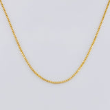 Venetian Chain 2.55g / 20 in / 0.8mm Yellow Gold 18K