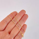 Venetian Chain 2.55g / 20 in / 0.8mm Yellow Gold 18K